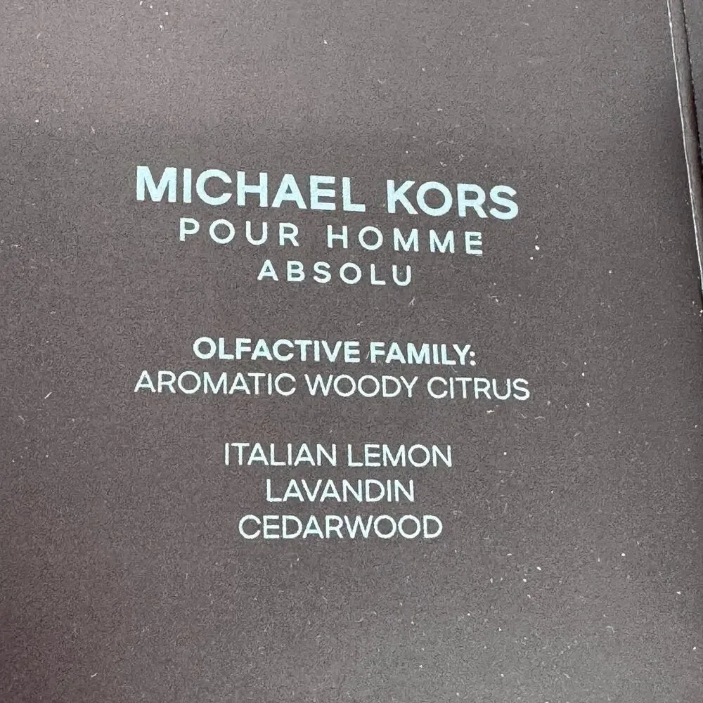 Michael Kors Pour Homme Absolu EDP 1.5ml Sample Spray Carded‎ New